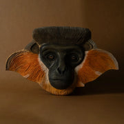 Capped Langur Hand-Carved Mask
