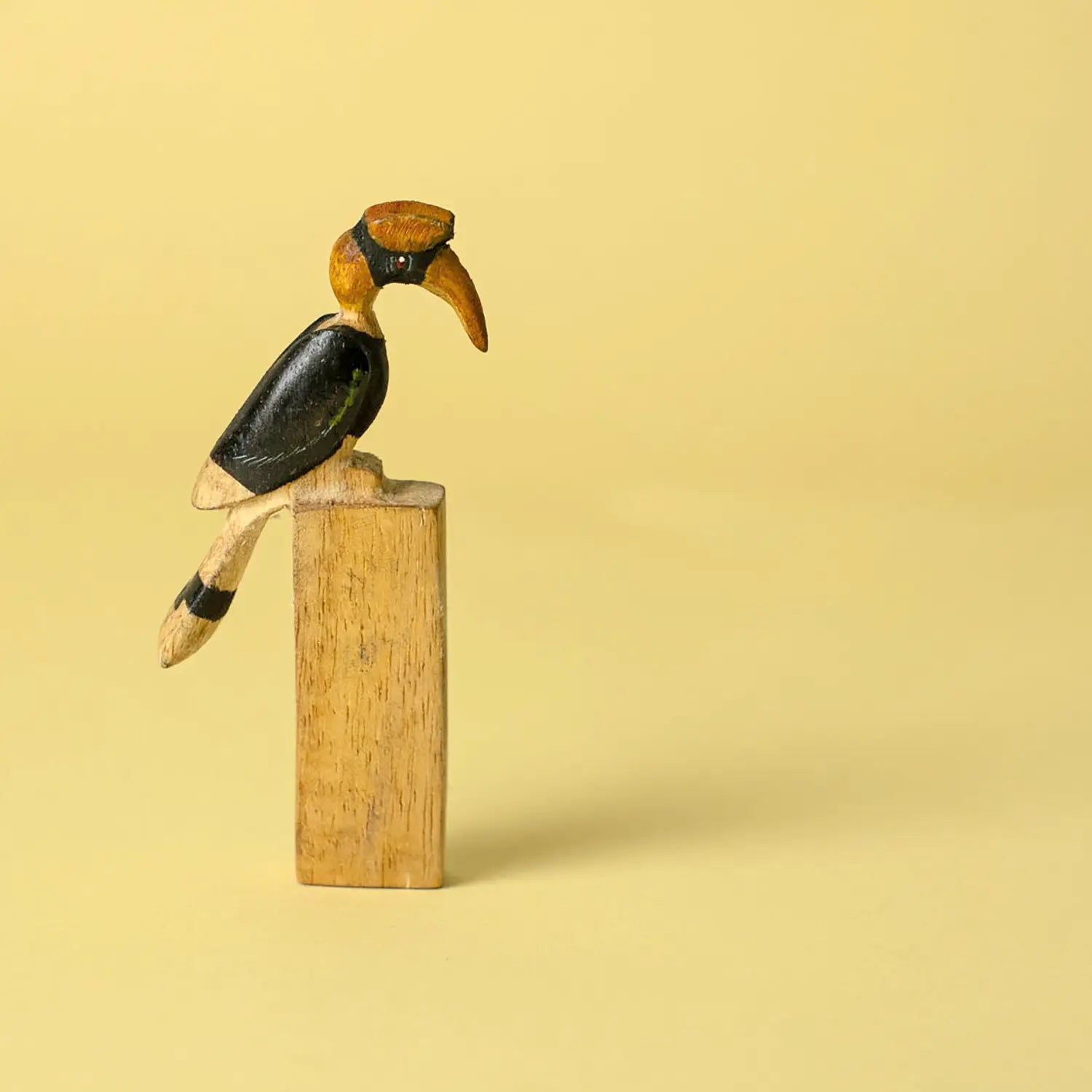 Hornbill Hand-carved Magnet