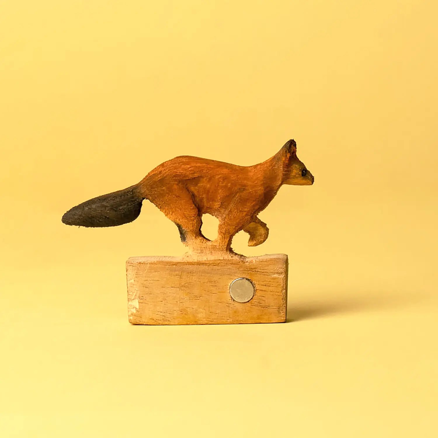 Dhole Hand-carved Magnet