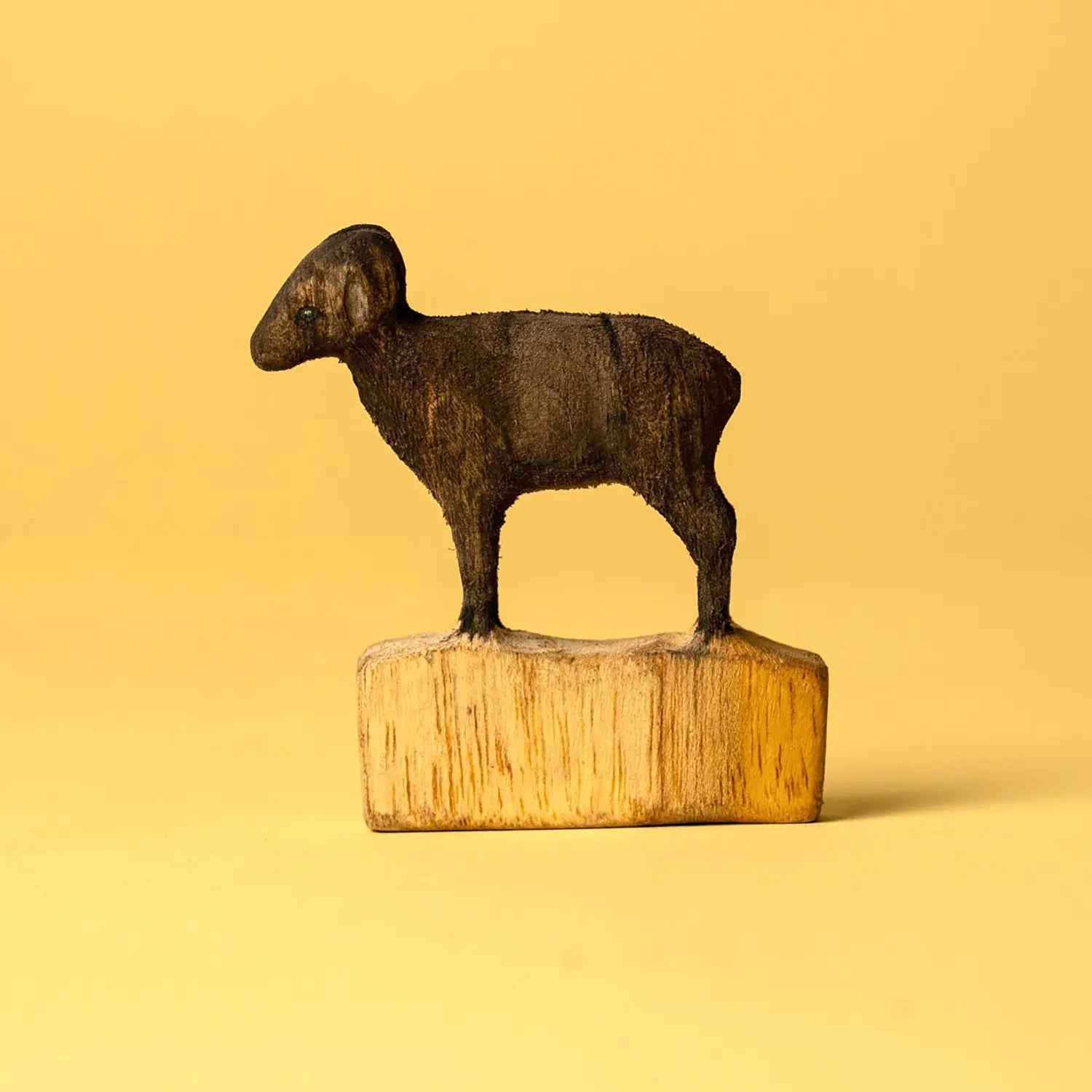 Nilgiri Tahr Hand-carved Magnet