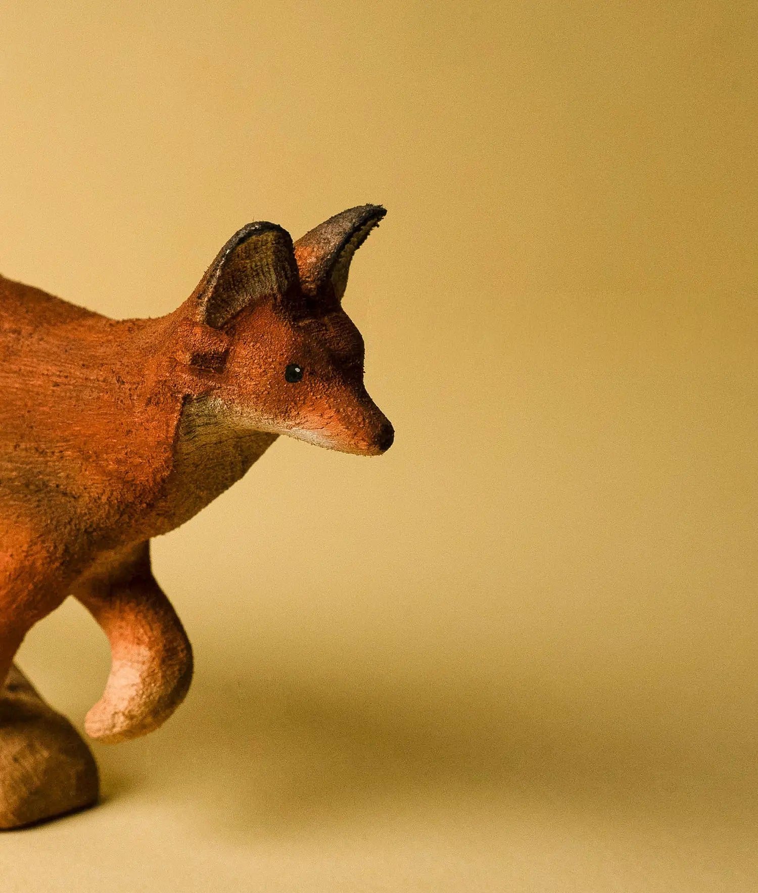 Wooden Animal Dhole