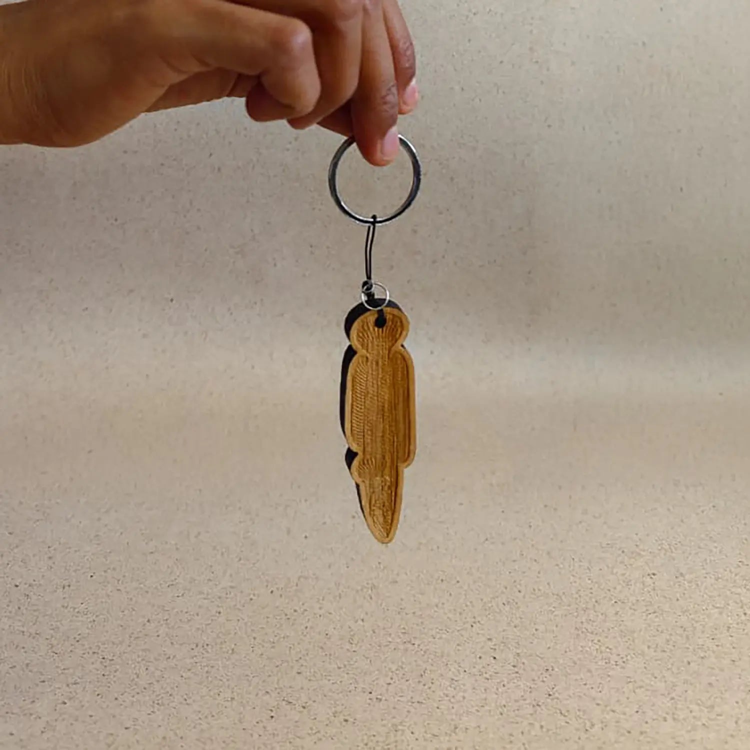 Dwarf Snakehead Hand-Painted Keychain