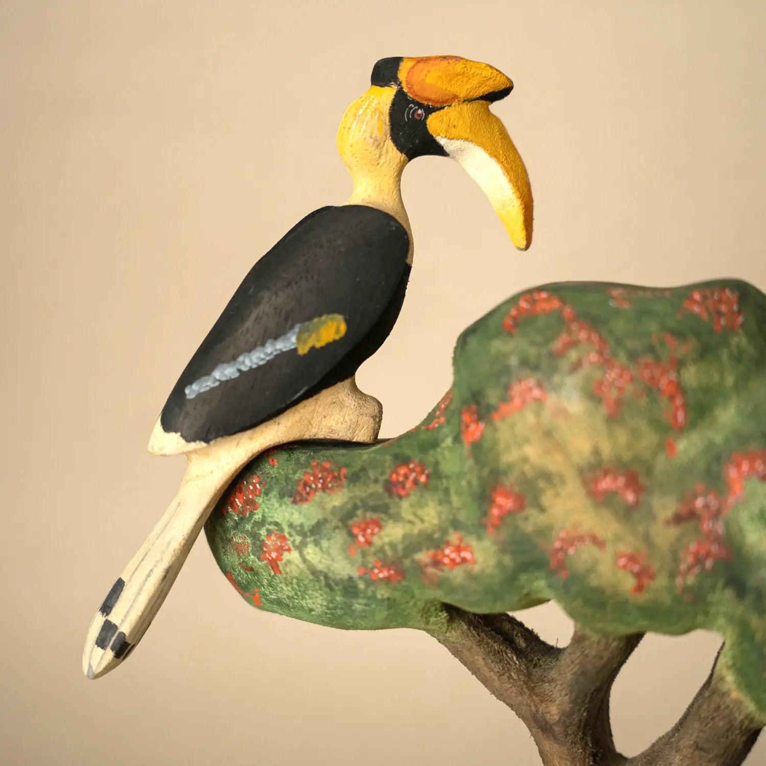 Wooden Bird Hornbill
