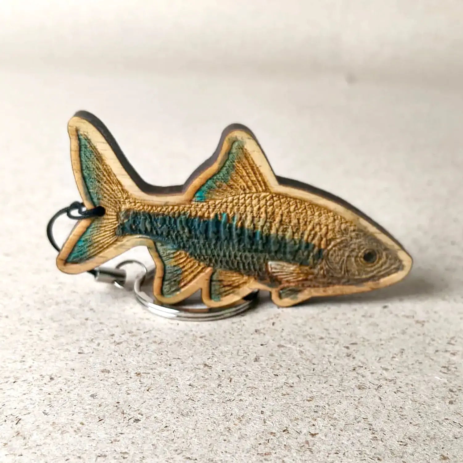 Malabar Baril Hand-Painted Keychain