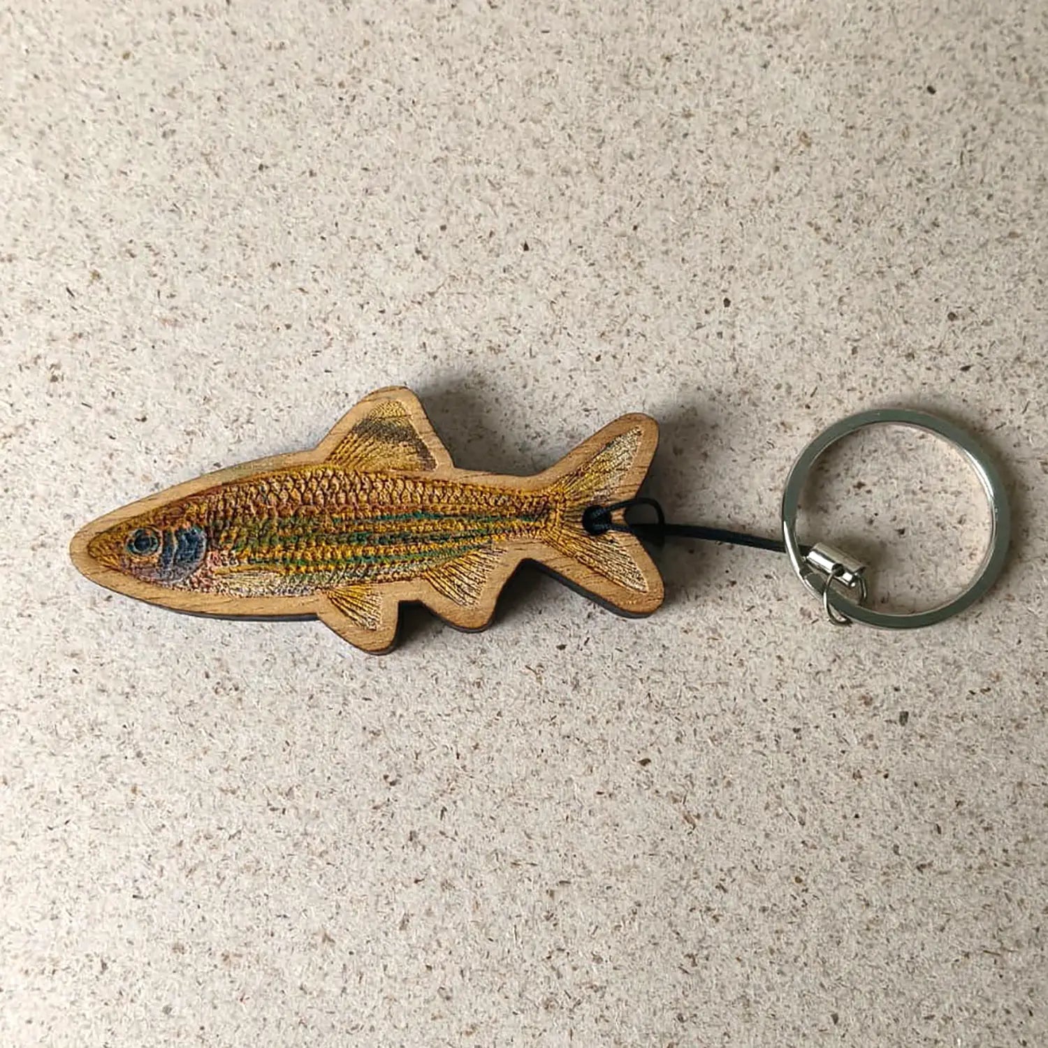 Malabar Danio Hand-Painted Keychain