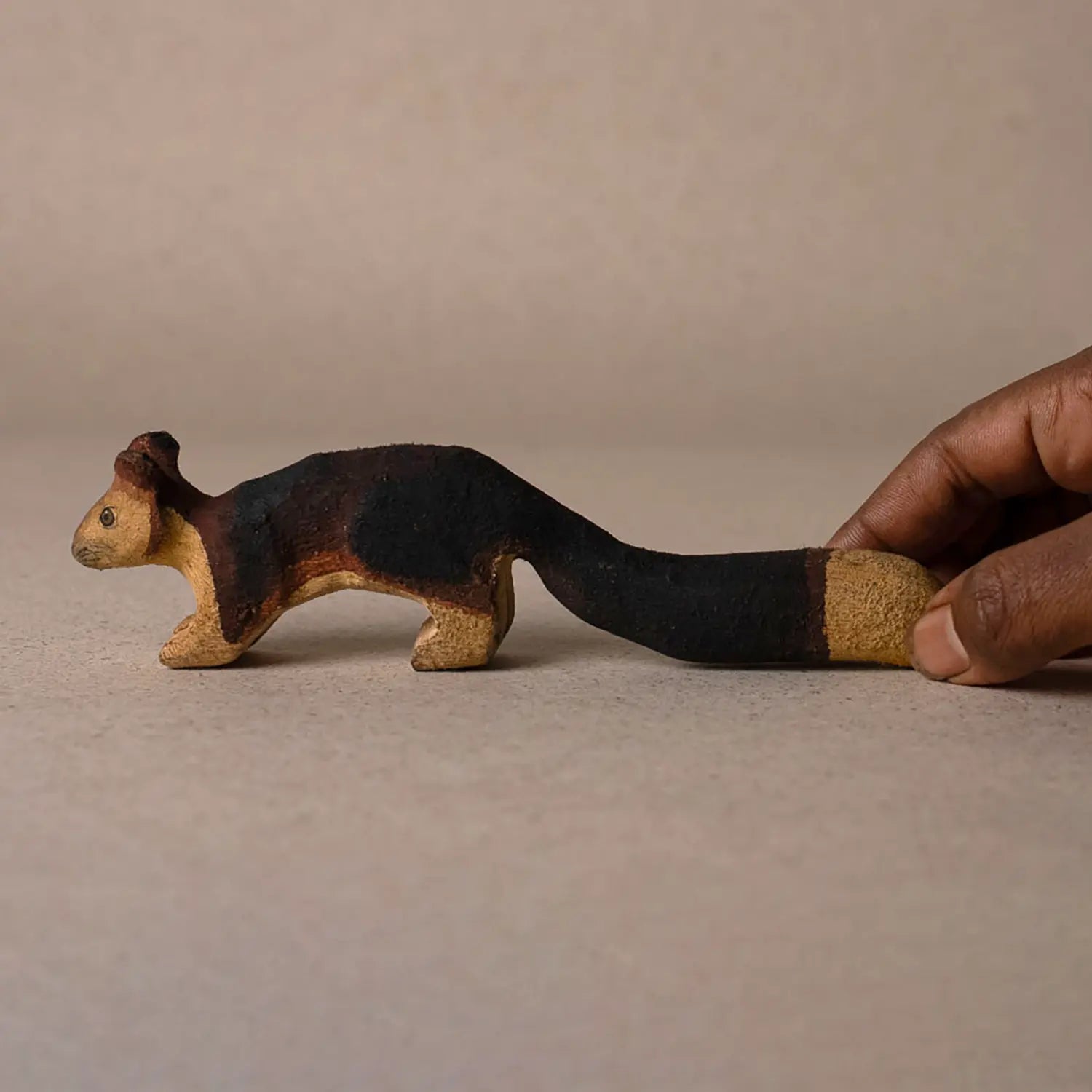 Wooden Animal Malabar Squrriel