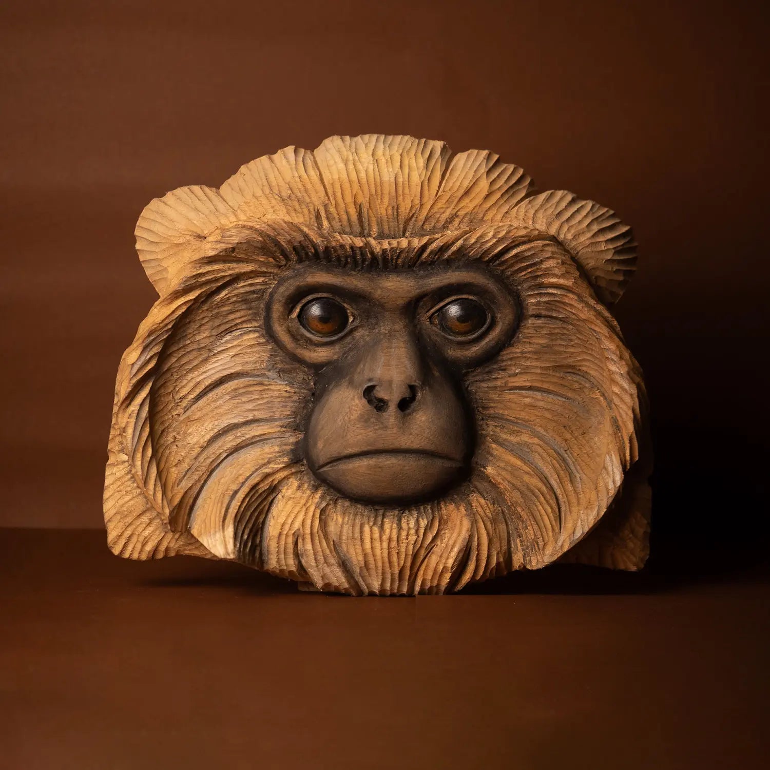Nilgiri Langur Hand-Carved Mask