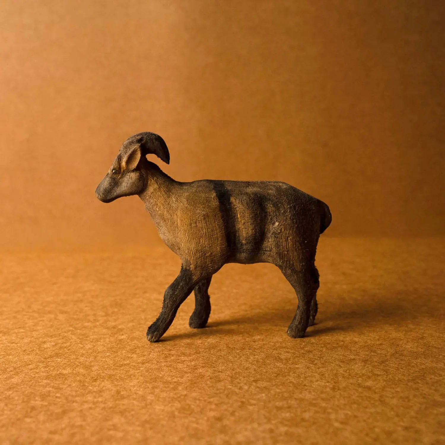 Wooden Animal Nilgiri Tahr