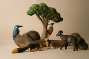 Nilgiri Forest Wooden Set - Senna Tree (Set of 5 Animals)