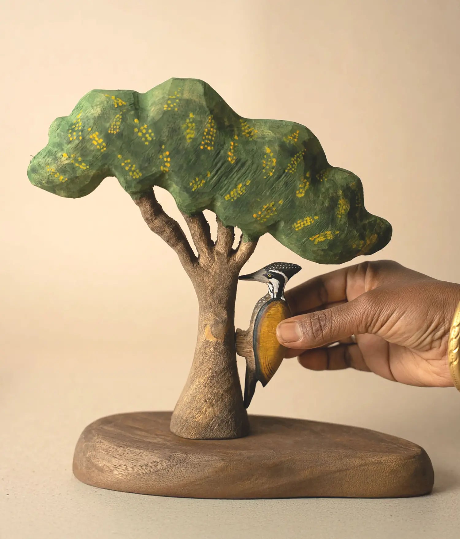 Wooden Bird Woodpecker Female