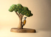 Wooden Bird Woodpecker Female