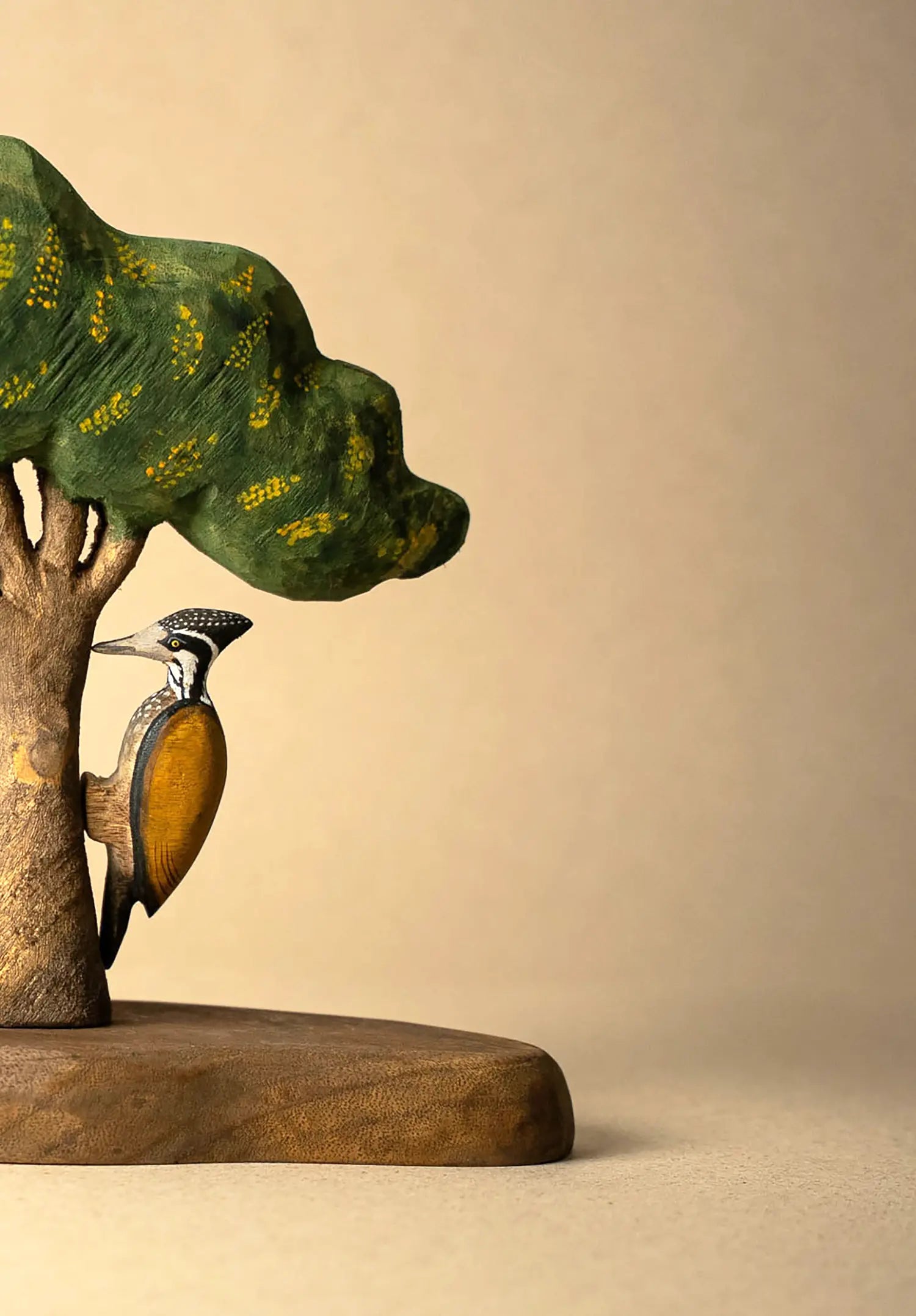 Wooden Bird Woodpecker Female